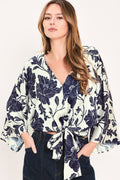 White Magnolia Current Top