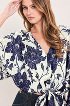 White Magnolia Current Top