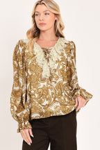 Buttercream Brocade Beauty Top