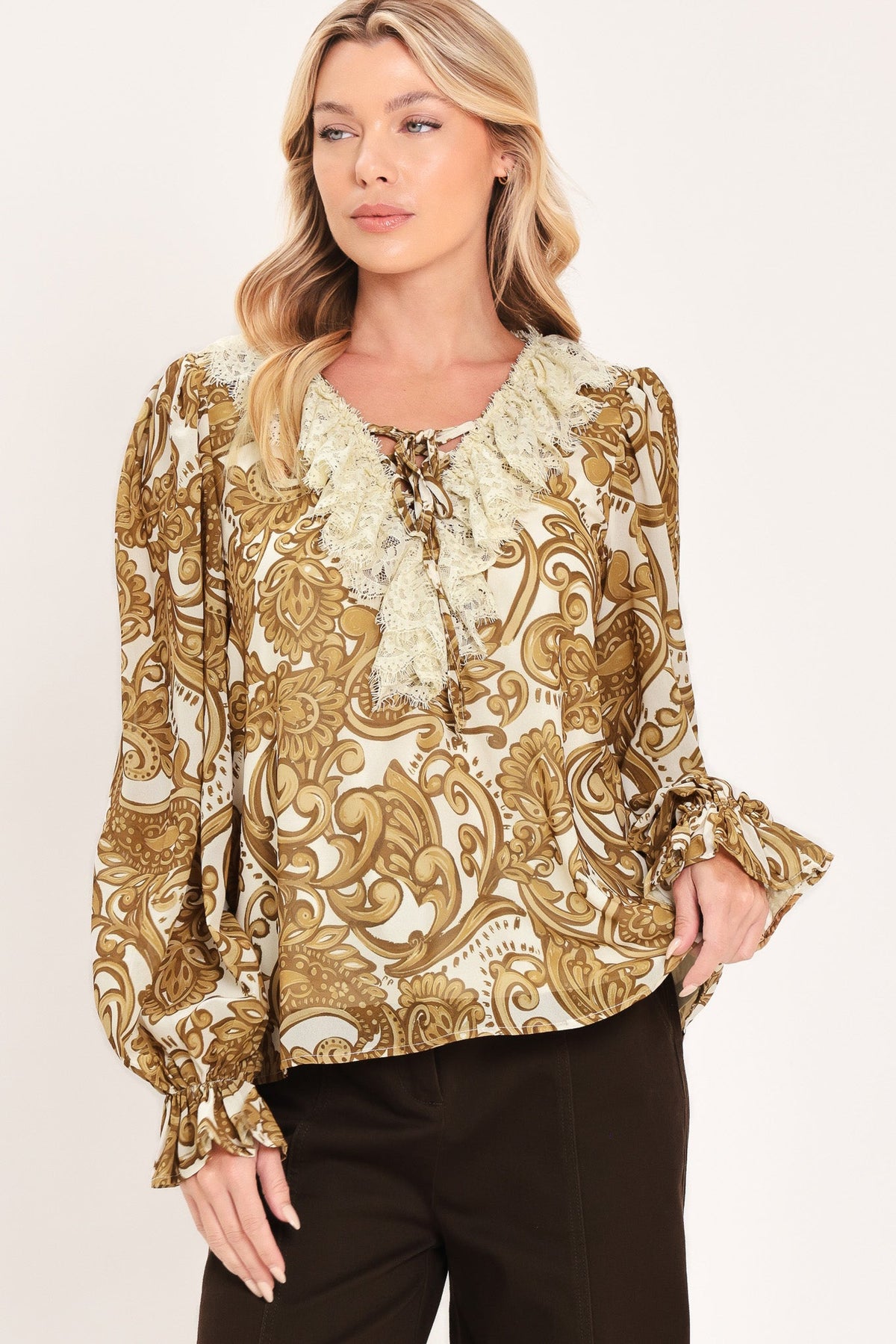 Buttercream Brocade Beauty Top