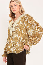 Buttercream Brocade Beauty Top