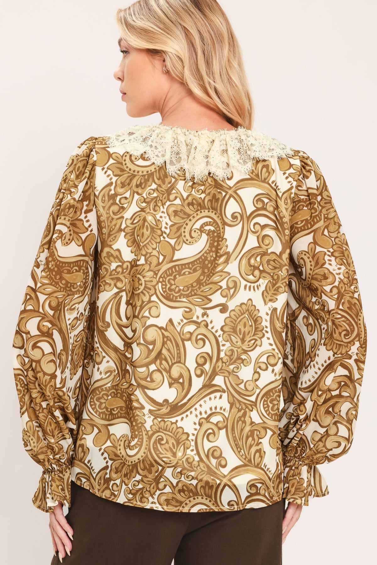 Buttercream Brocade Beauty Top