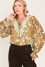 Buttercream Brocade Beauty Top
