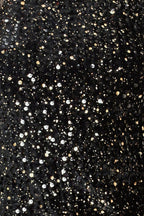 After Midnight Black Sequin Bubble-Sleeve Top
