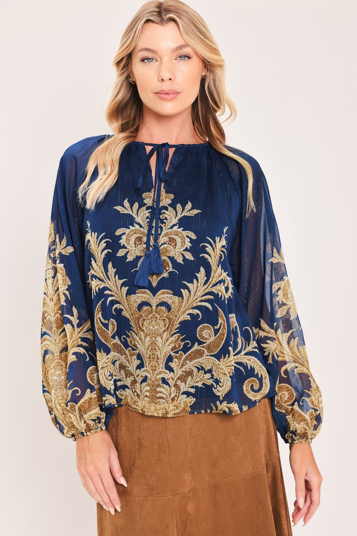 Midnight Heritage Flow Top