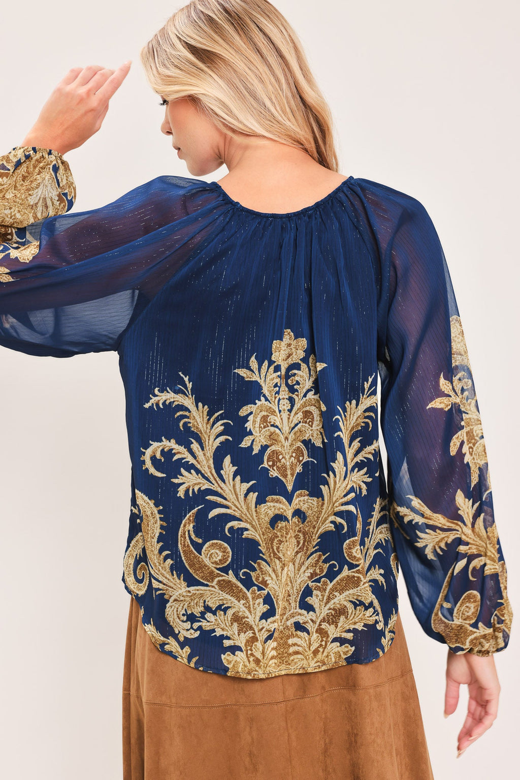 Midnight Heritage Flow Top