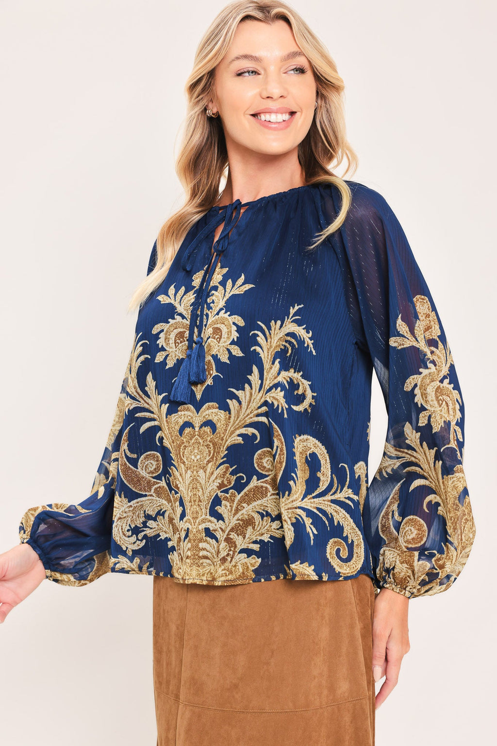 Midnight Heritage Flow Top