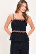 Evening Tide Denim Top