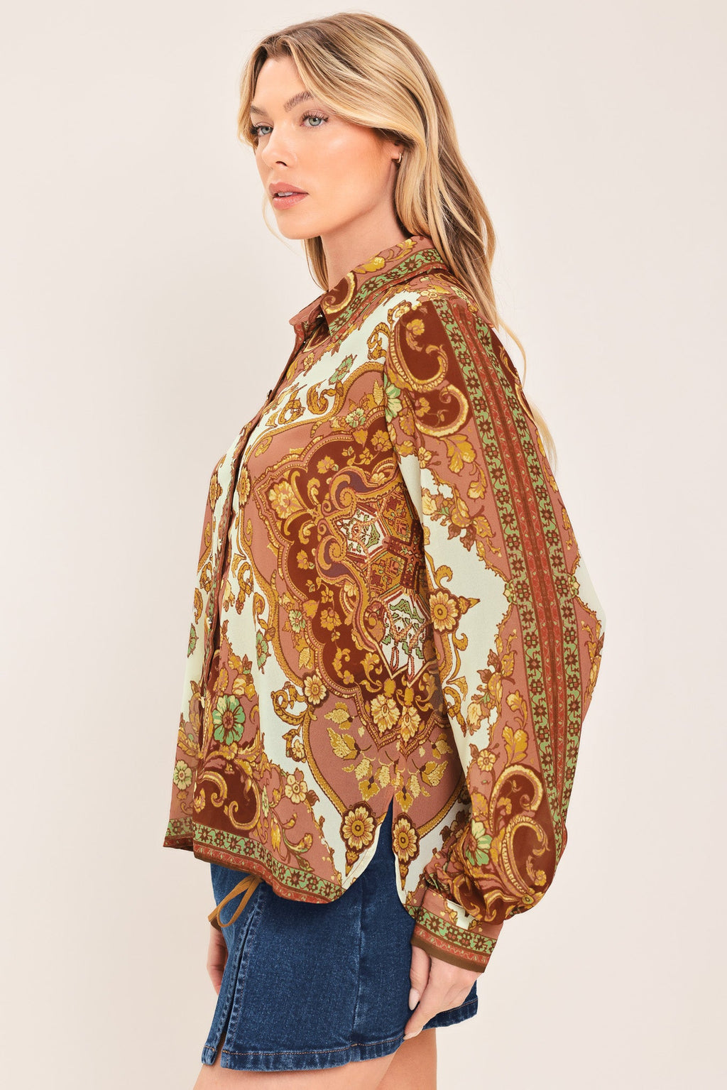 Paisley Palace Printed Top