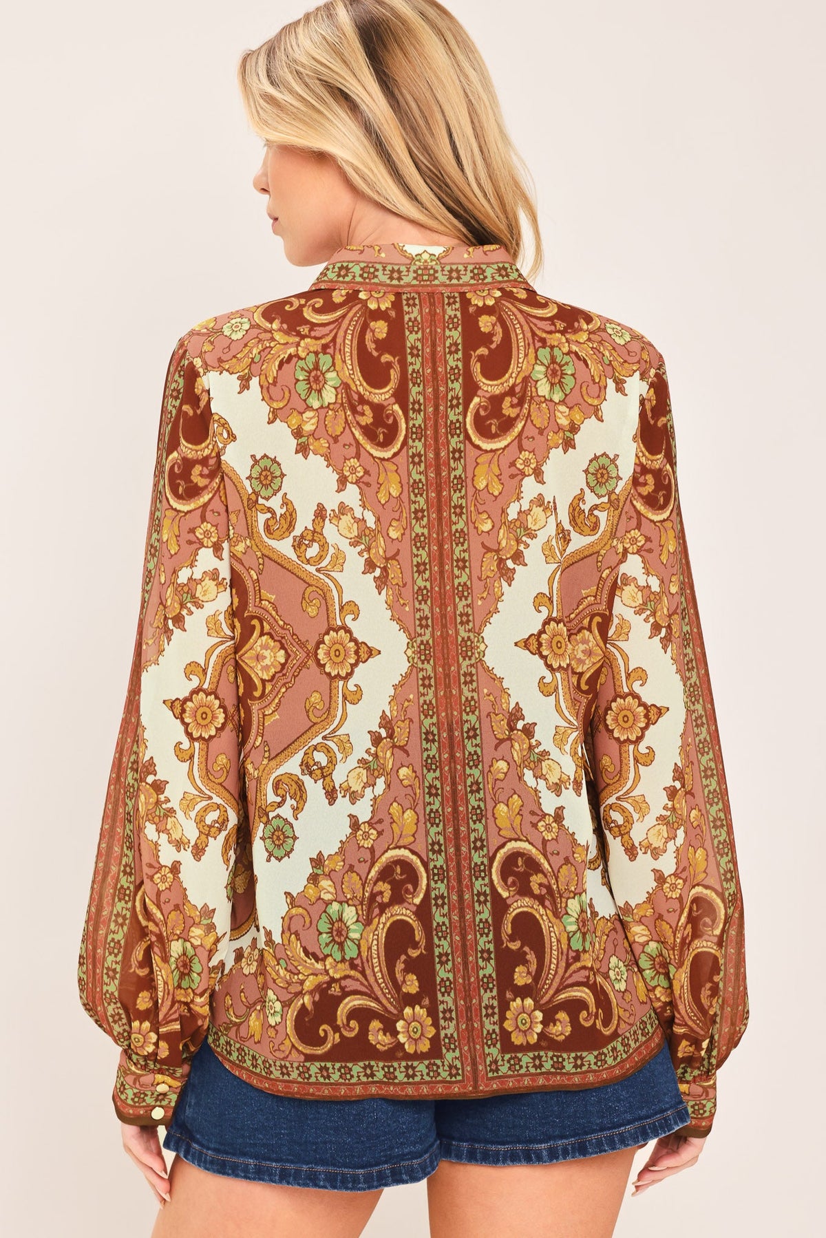 Paisley Palace Printed Top