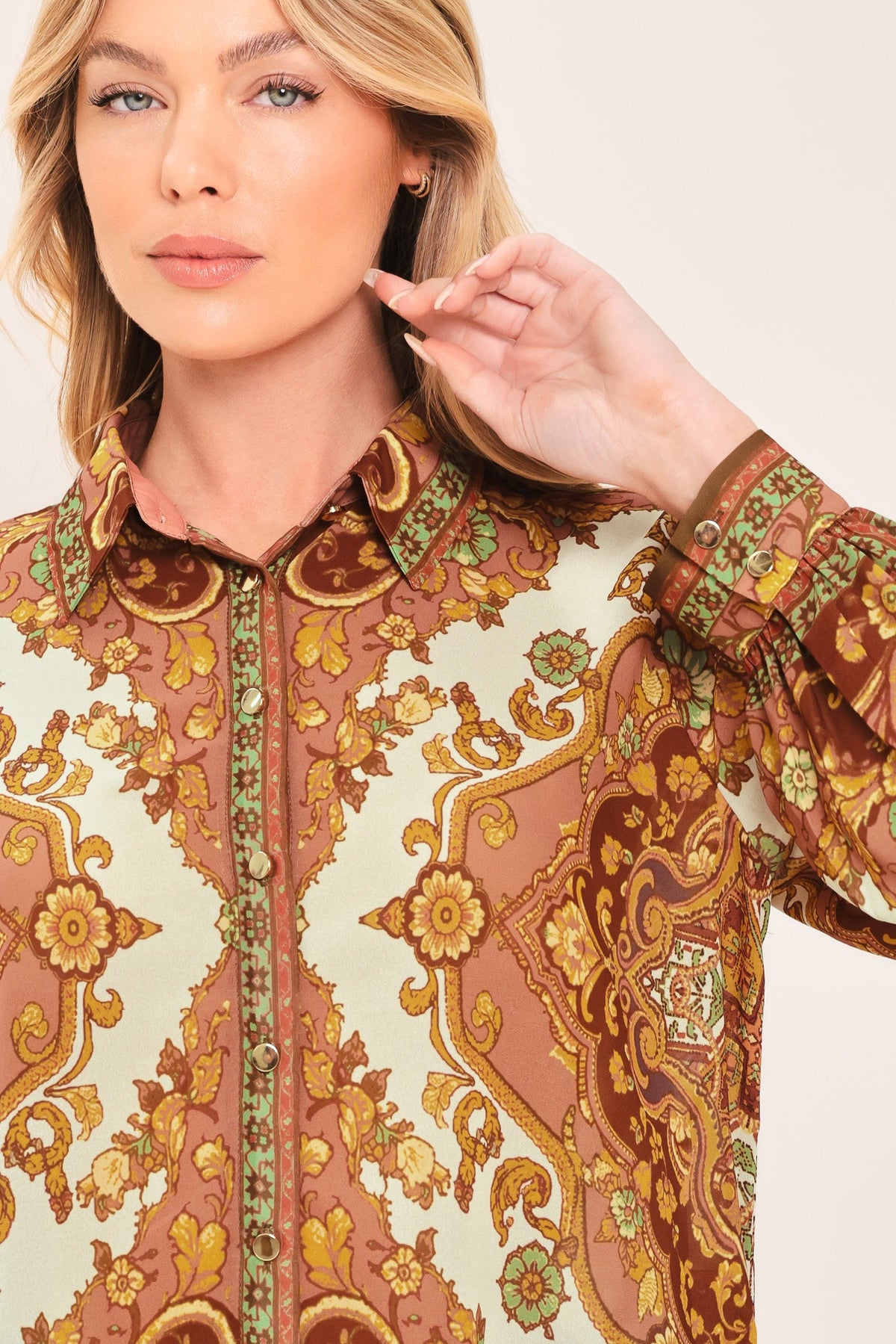 Paisley Palace Printed Top