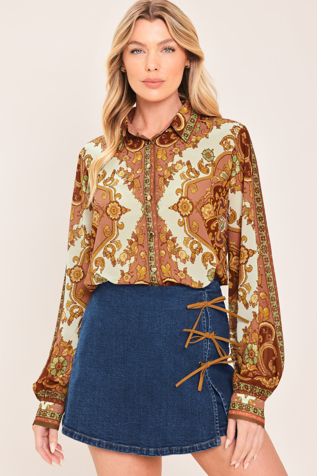 Paisley Palace Printed Top