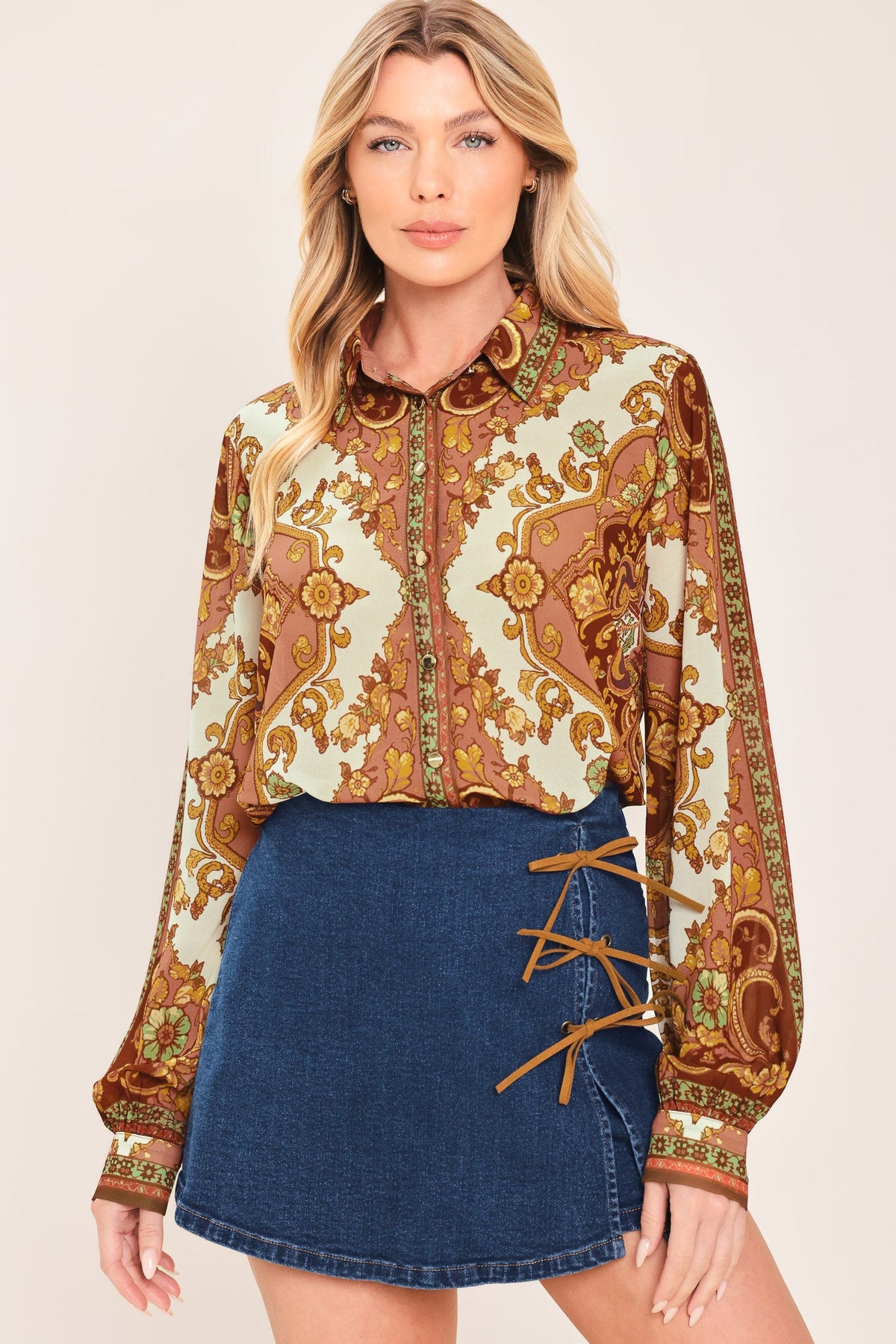 Paisley Palace Printed Top