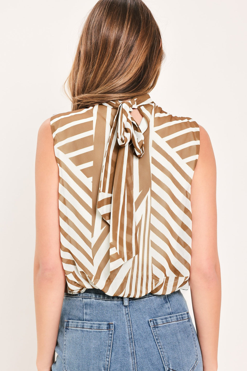 Latte Ribbon Rhapsody Top