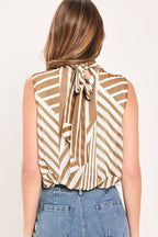 Latte Ribbon Rhapsody Top