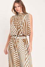 Latte Ribbon Rhapsody Top