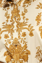 Baroque Sunshine Wander Printed Button-Down Blouse