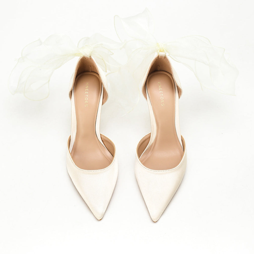 Deena Bridal Bow Heels