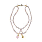 Love Heart Crystal Boho Wrap Bracelet/Necklace