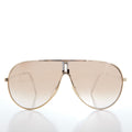 80s Gold Silver Vintage Aviator Sunglass - Manor