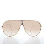 80s Gold Silver Vintage Aviator Sunglass - Manor