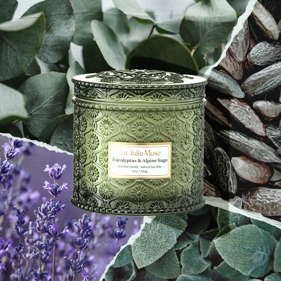 Maelyn - Eucalyptus & Alpine Sage 12oz Candle