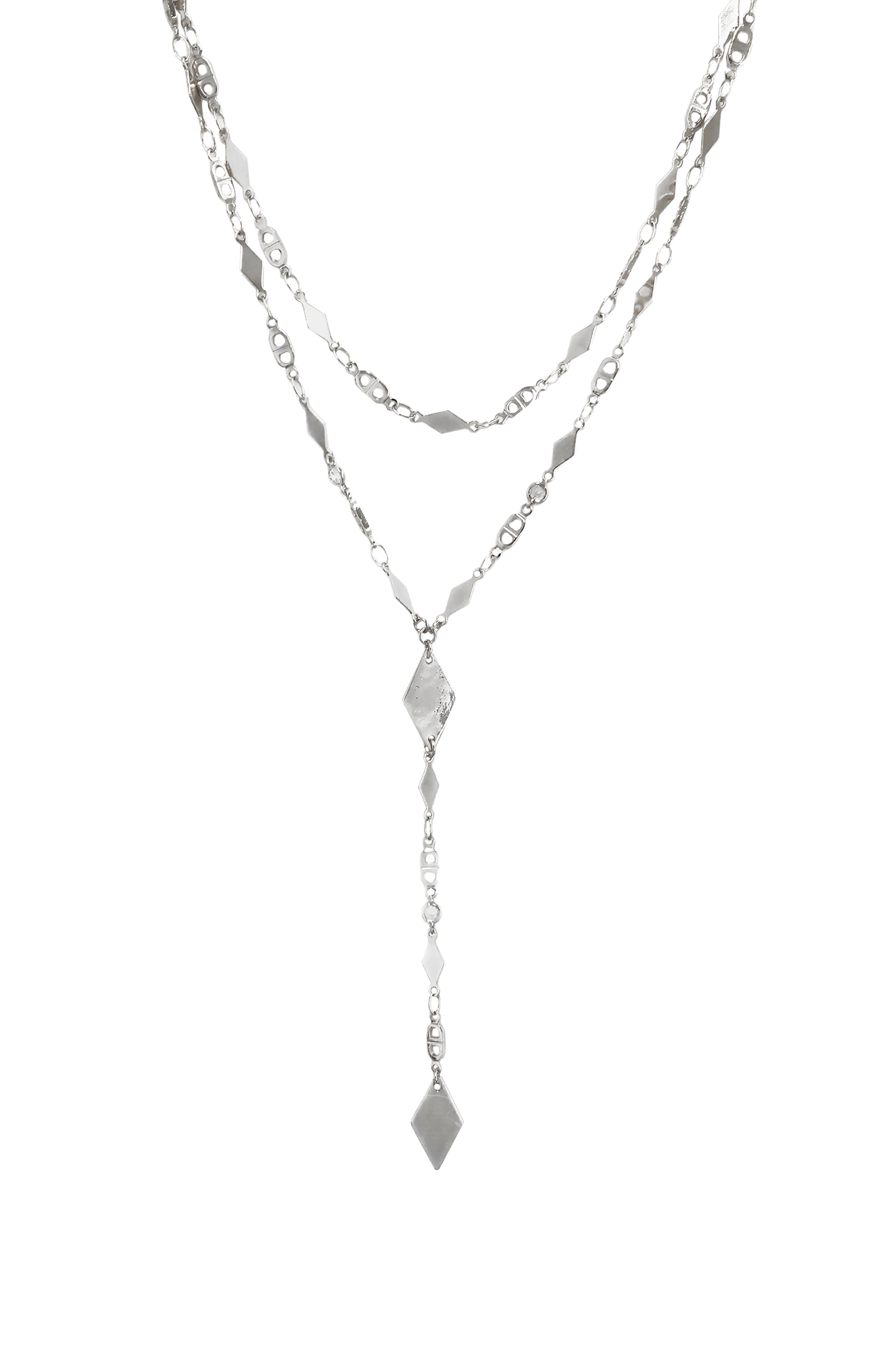 Augustine Layered Lariat Necklace