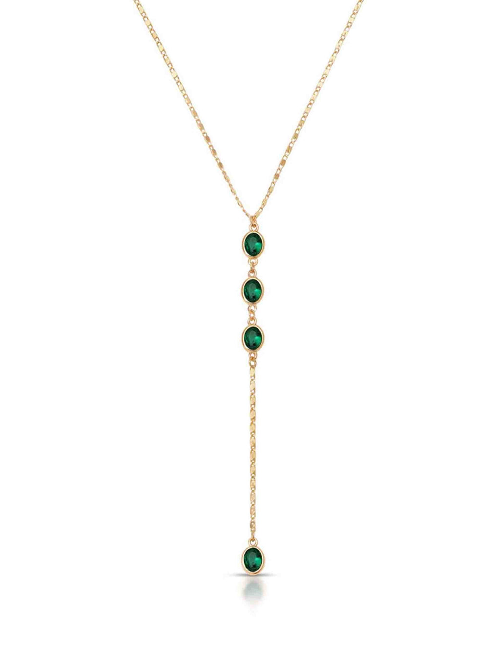 Sparkle Dip Lariat Necklace