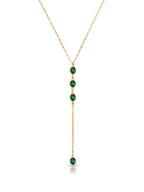 Sparkle Dip Lariat Necklace