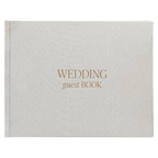 Tan Wedding Guestbook