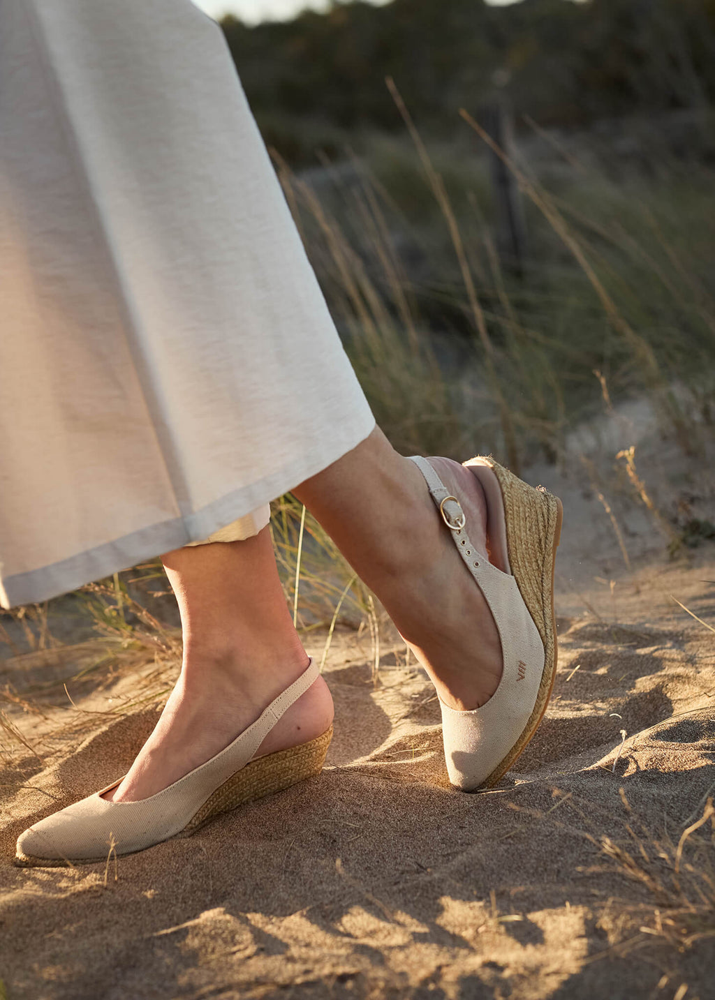 Palomera Canvas Espadrille Wedges