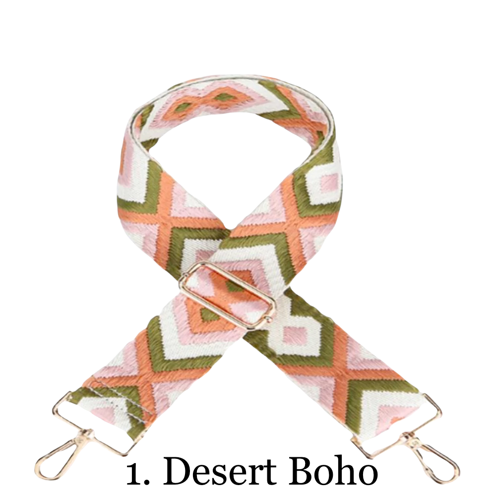 The Atlas | Zippered Sling Bag (Camel) - Pick Your Strap