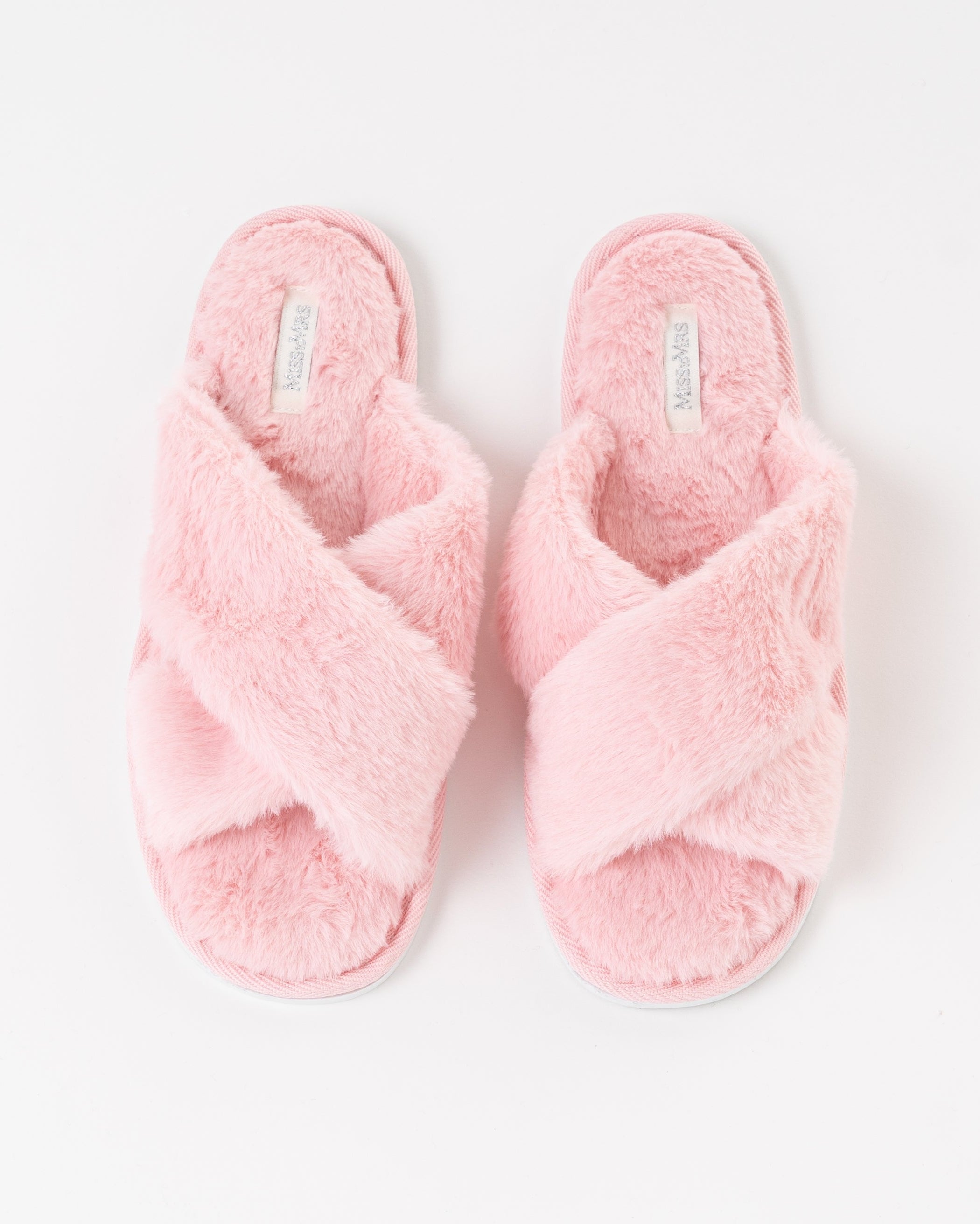 Pink Ruffle Robe & Fluffy Slippers Set