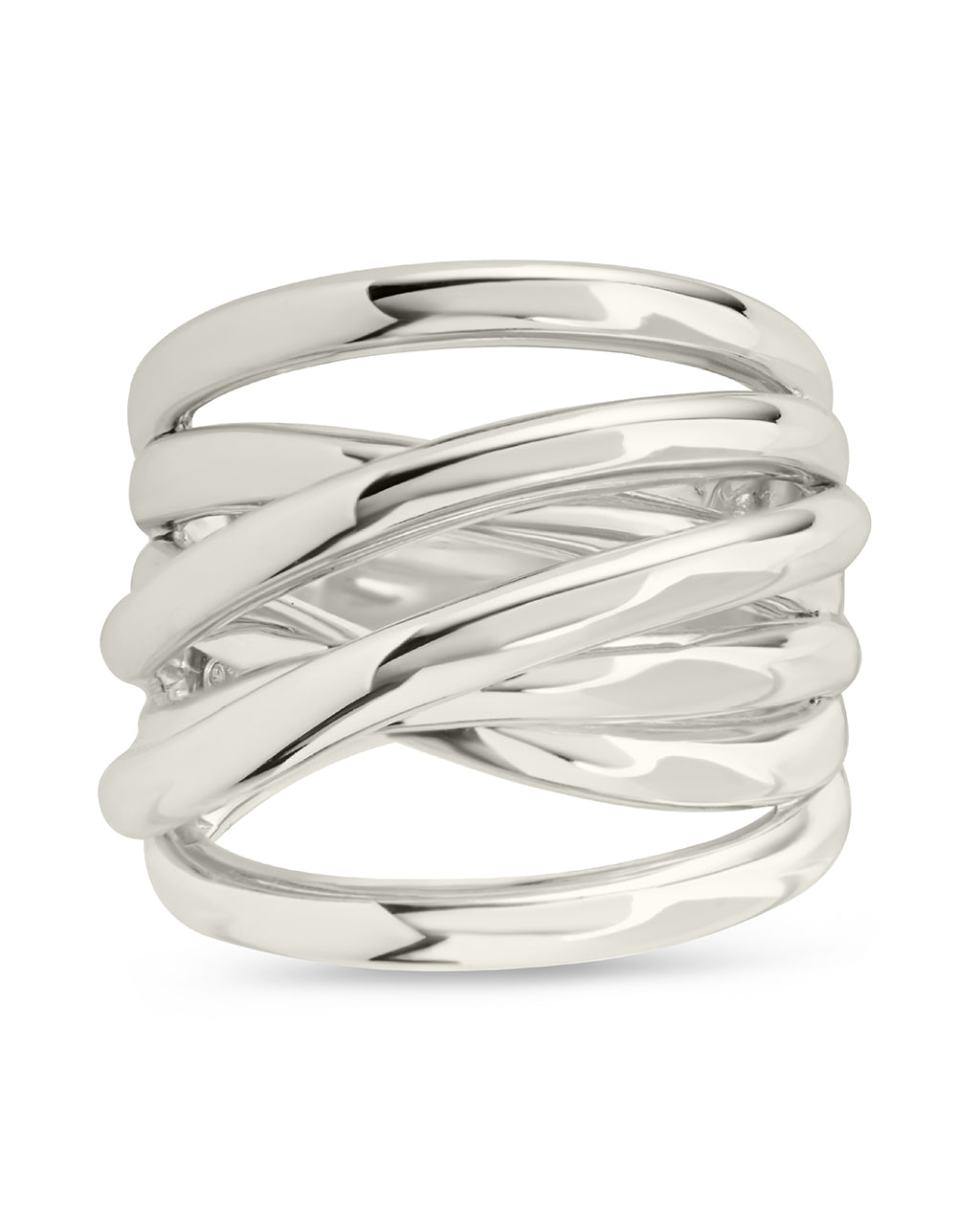 Sterling Silver Rebecca Layered Stacking Ring