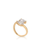 Crystal Teardrop Wrap Ring