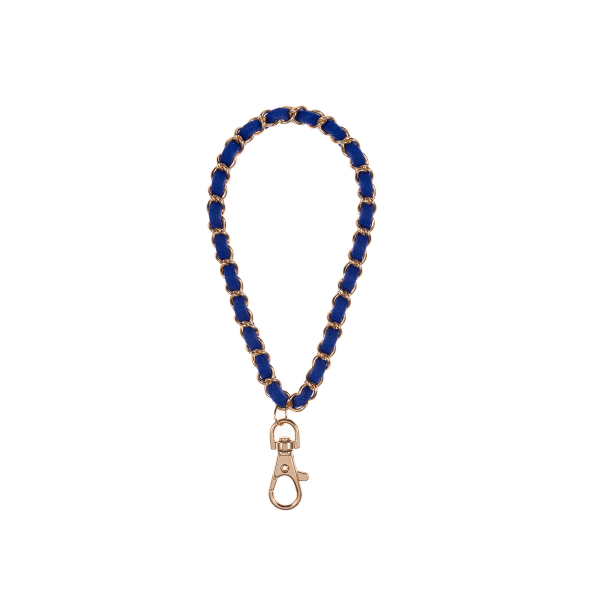 Royal Blue + Gold Phone Wristlet