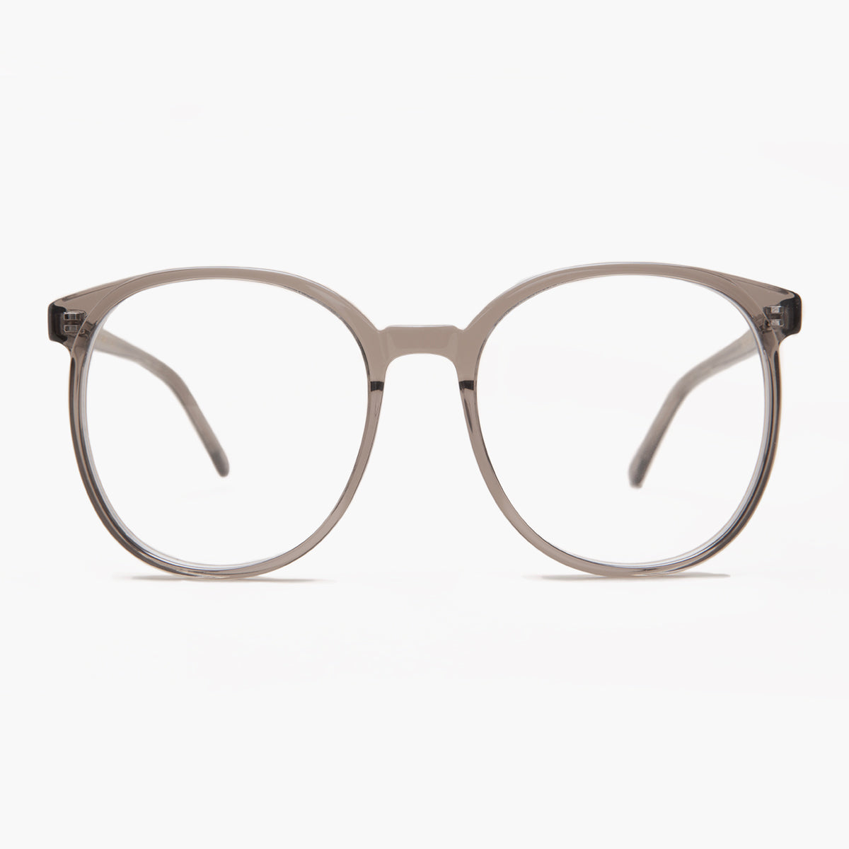 Smarty Gray Round Retro Blue Light Glasses