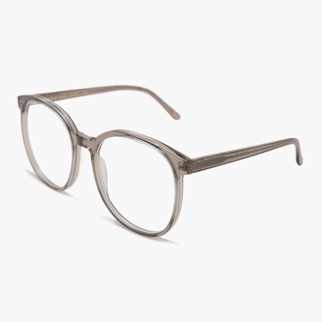Smarty Gray Round Retro Blue Light Glasses