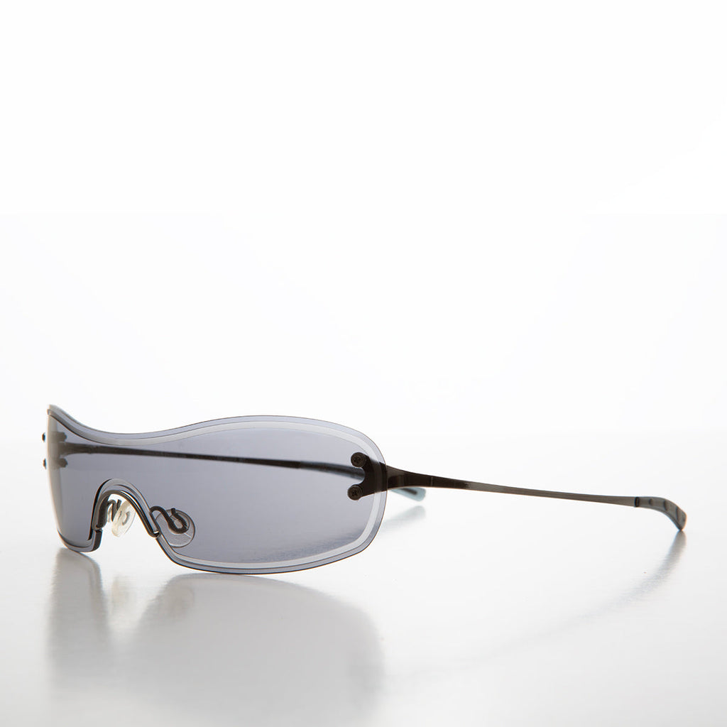 Perfect Wrap Rimless Vintage Sunglasses - Soto