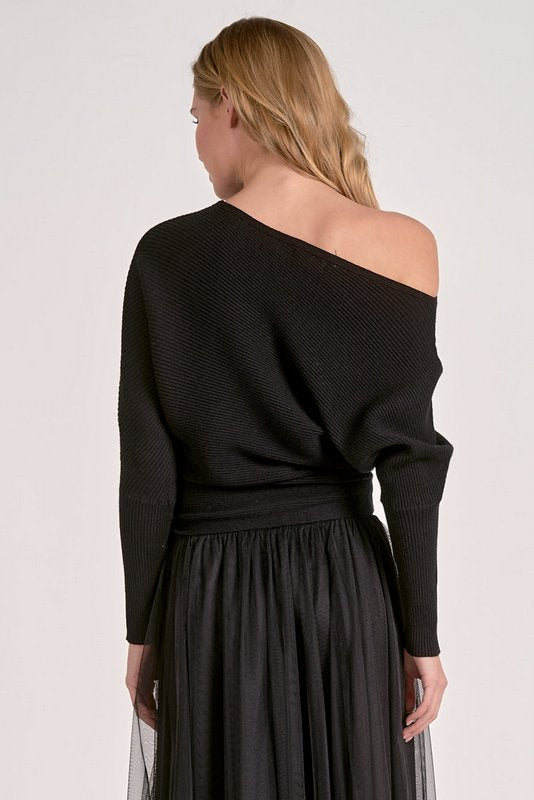 Saffron Sweater Black