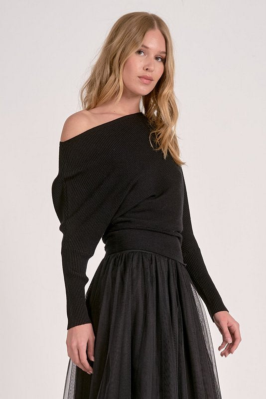 Saffron Sweater Black