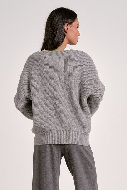 Ashtin Sweater Grey White