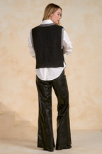 Sierra Sweater Vest Black