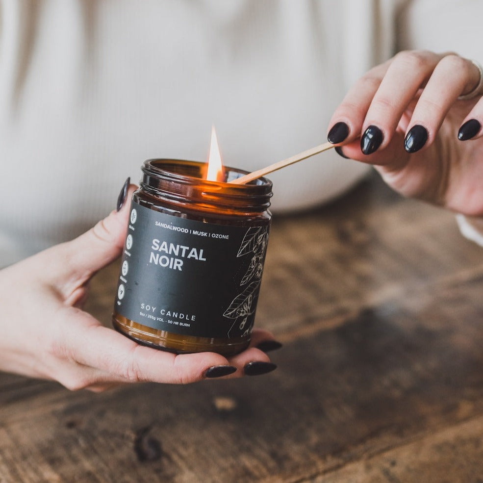 Santal Noir Soy Candle