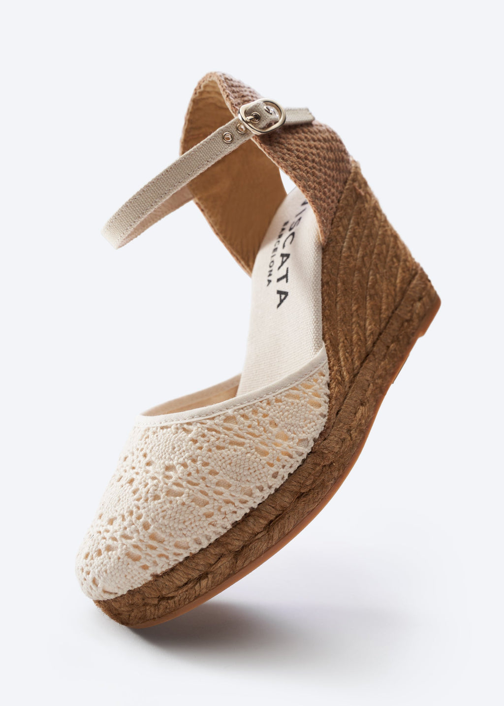 Satuna Premium Fabrics Canvas Espadrille Wedges