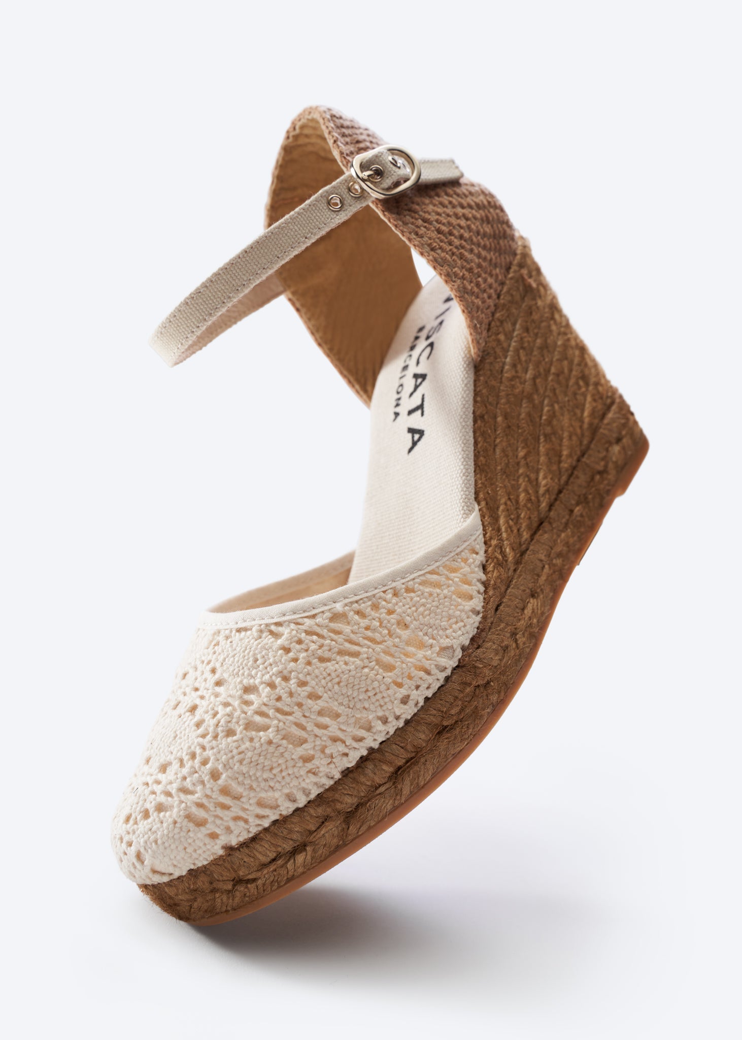 Satuna Premium Fabrics Canvas Espadrille Wedges