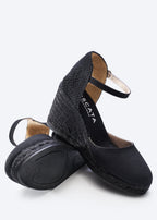 Satuna Canvas Espadrille Wedges