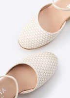 Satuna Premium Fabrics Canvas Espadrille Wedges