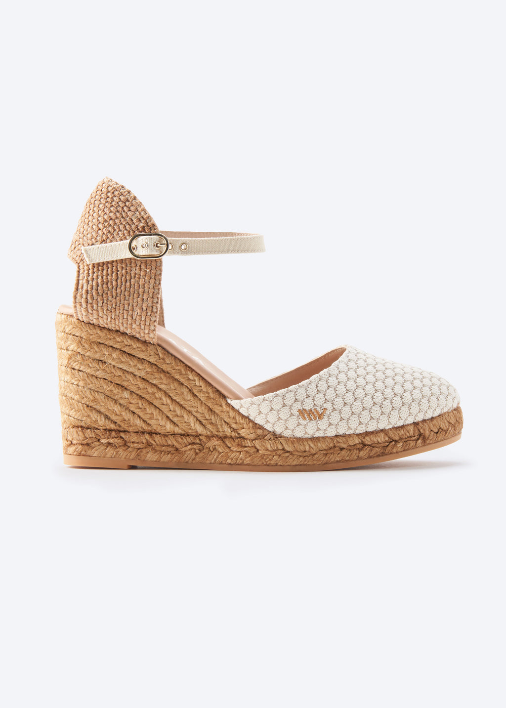 Satuna Premium Fabrics Canvas Espadrille Wedges