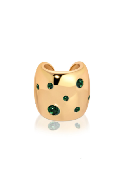 Scattered Crystal Chunky Ear Cuff
